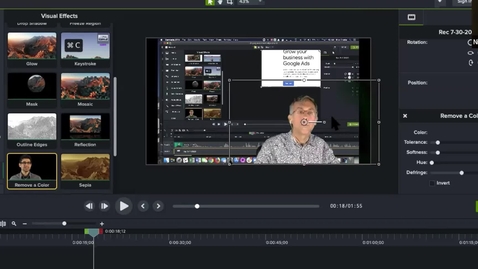 Thumbnail for How to create instructional videos using green screen with Nico Brooks
