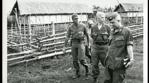 Thumbnail for entry Senator Peter H. Dominick tours a South Vietnamese hamlet in 1967, 1967 May