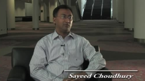 Thumbnail for entry Sayeed Choudhury: Digital Pioneers Oral History, 2009
