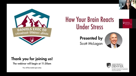 Thumbnail for entry Accelerate Webinar Series: How Your Brain Reacts Under Stress