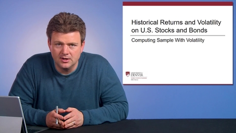 Thumbnail for entry FIN-MKT-INV 3 4 7 LECTURE SOFTWARE DEMO COMPUTING SAMPLE VOLATILITY