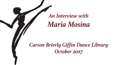Thumbnail for entry Maria Mosina Oral History, 2017