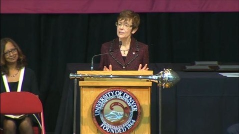 Thumbnail for 2014 Convocation with Chancellor Rebecca Chopp