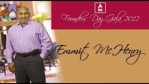 Thumbnail for entry 2012 Founders Day, Emmit McHenry