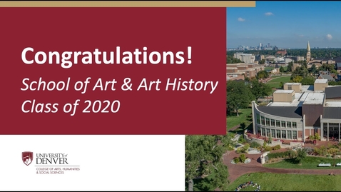 Thumbnail for entry School of Art &amp; Art History Award Ceremony 2020