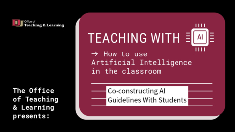 Thumbnail for Co-constructing AI Guidelines With Students