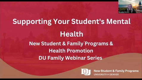 Thumbnail for Supporting Your Student's Mental Health