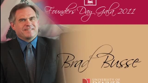 Thumbnail for entry 2011 Founders Day, Brad Busse