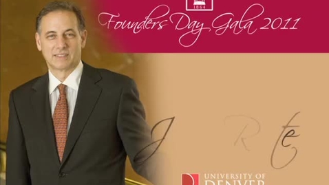 Thumbnail for 2011 Founders Day, John Ritter