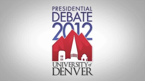 Thumbnail for Welcome to the First Presidential Debate of 2012
