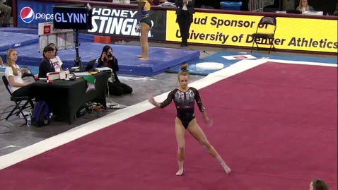 Thumbnail for entry Emily Glynn - Floor (9.850) - 2020 DU Gymnastics vs. Washington, San Jose State &amp; Alaska