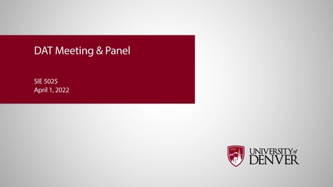 Thumbnail for entry Provost Conference Series: Advancing Equity in Teaching Excellence: A Celebration and Launch of Departmental Action Teams (DAT)