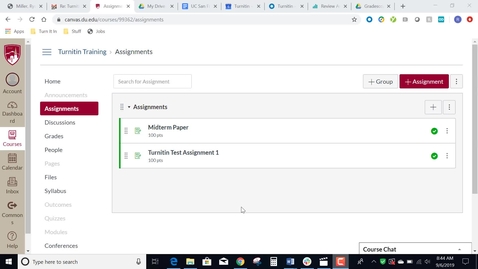 Thumbnail for entry Access Turnitin Similarity Reports