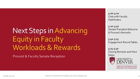 Thumbnail for Next Steps in Advancing Equity in Faculty Workload and Rewards