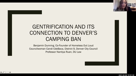 Thumbnail for entry Gentrification and Its Connection to the Camping Ban