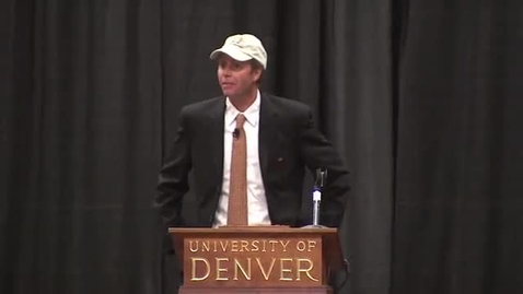 Thumbnail for Alumni Symposium 2012: Eric Alexander Talk on Mt Everst Trip with his Blind Friend Erik Weihenmayer