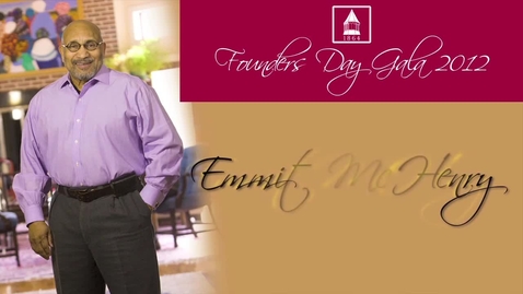 Thumbnail for entry 2012 Founders Day, Emmit McHenry