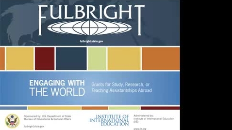 Thumbnail for entry Fulbright Information Session