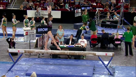 Thumbnail for Emma Brown - Beam (9.800) - 2020 DU Gymnastics vs. Washington, San Jose State &amp; Alaska