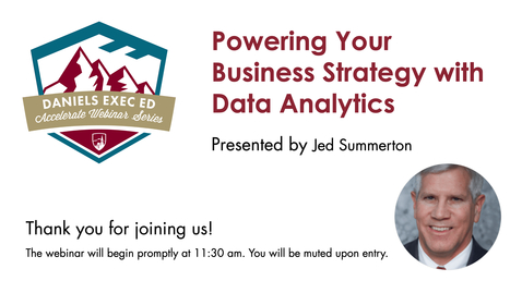 Thumbnail for entry Accelerate Webinar Series: Powering Your Business Strategy With Data Analytics