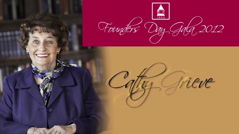 Thumbnail for 2012 Founders Day, Cathy Grieve