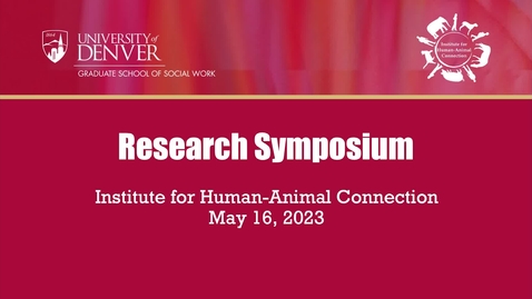 Thumbnail for entry IHAC Research Symposium 2023 - May 16, 2023