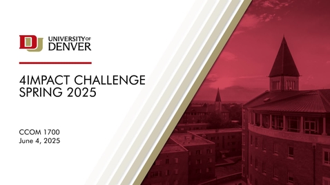 Thumbnail for 4impact Challenge Spring 2025
