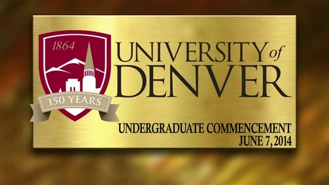 Thumbnail for entry 2014 Undergraduate Commencement