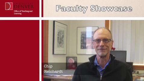 Thumbnail for entry Faculty Showcase - Critical Thinking with Chip Reichardt