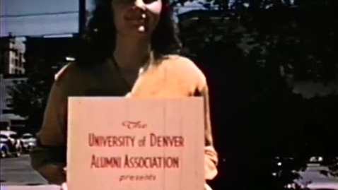 Thumbnail for entry University of Denver Alumni Association Promotional Film, Circa 1955