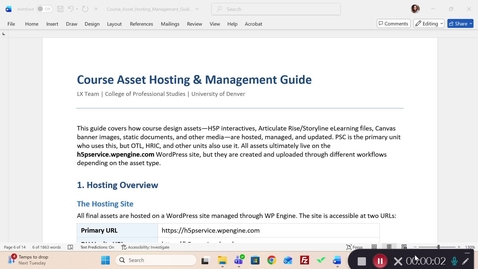 Thumbnail for Hosting Multimedia on the h5pService Site
