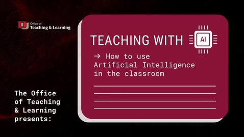 Thumbnail for Building Rubrics with AI