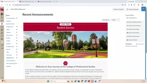 Thumbnail for Student Success Course Simplified Set-up