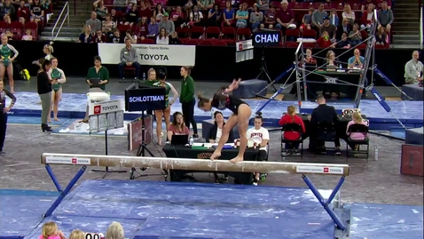 Thumbnail for Callie Schlottman - Beam (9.825) - 2020 DU Gymnastics vs. Washington, San Jose State &amp; Alaska