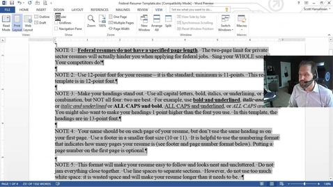 Thumbnail for entry How to REALLY use Microsoft Word: Tabs and Indents