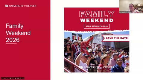 Thumbnail for Family Weekend Registration Overview