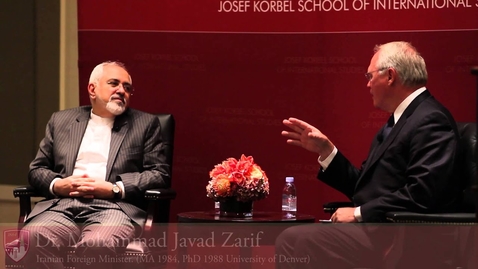 Thumbnail for entry A Conversation with University of Denver Alumnus and Iranian Foreign Minister Mohammad Javad Zarif