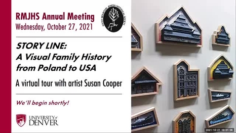 Thumbnail for entry RMJHS Annual Meeting 2021 - Susan Cooper's Story Line