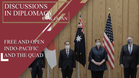Thumbnail for entry Free and Open Indo Pacific and the Quad-March 29, 2021