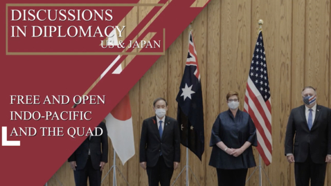 Thumbnail for Free and Open Indo Pacific and the Quad-March 29, 2021