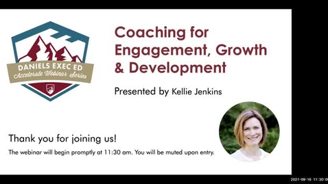 Thumbnail for Accelerate Webinar Series: Coaching for Engagement, Growth and Development