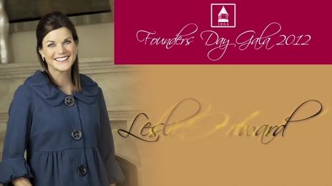 Thumbnail for 2012 Founders Day, Leslie Howard