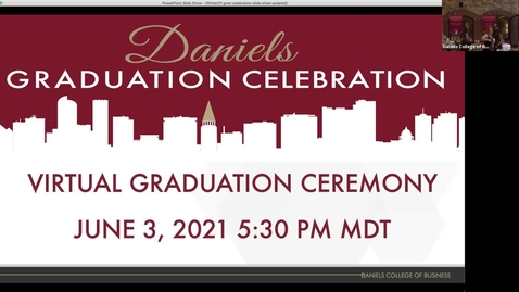 Thumbnail for entry Daniels Graduation Reception June 3rd | MBA@Denver