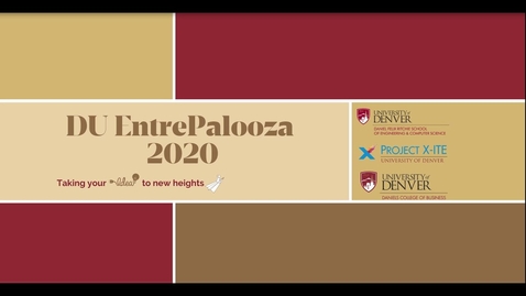 Thumbnail for DU EntrePalooza 2020 - Resources Panel