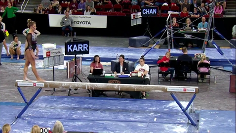 Thumbnail for Maddie Karr - Beam (9.900) - 2020 DU Gymnastics vs. Washington, San Jose State &amp; Alaska