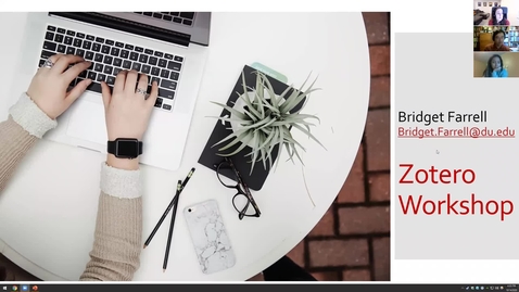 Thumbnail for Zotero Workshop