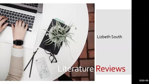 Thumbnail for Literature Review Searching - May 6, 2020