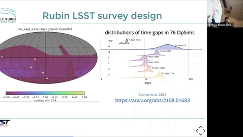 Thumbnail for TENURE COLLOQUIUM Beyond the stars: data-driven approaches to astrophysics, survey design, and community support  | Federica Bianco - UD DPA 2021/9/15