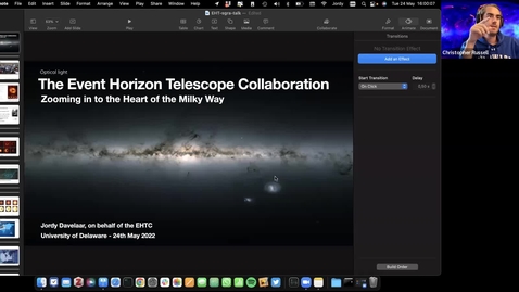 Thumbnail for Astronomy Seminar: The Event Horizon Telescope Collaboration