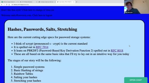Thumbnail for entry Asymptotic Analysis of Password Stretching + Flag Walkthroughs